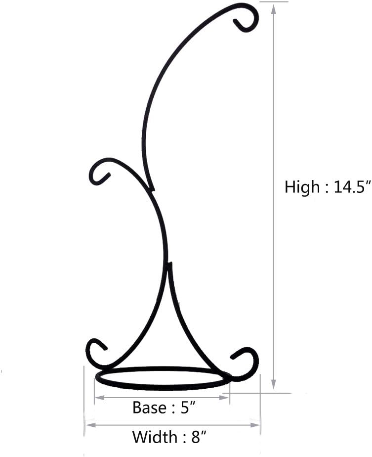YY YEARCHY Iron Hanging Ornament Stand for Glass Terrarium