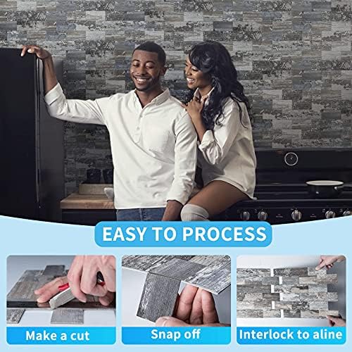 Art3d 10-Sheet Peel and Stick Backsplash Tiles for Kitchen and Bathroom Decor