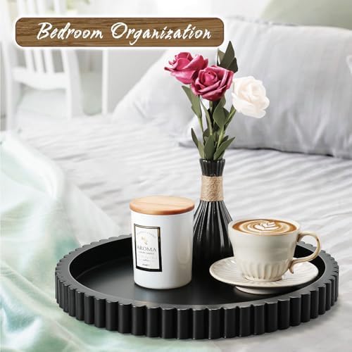 Handmade 12 Inch Decorative Tray for Coffee Table and Home Decor