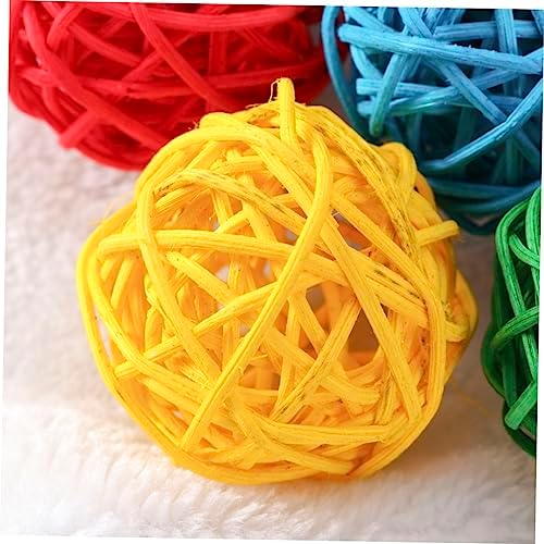 10pcs Assorted Rattan Decorative Balls for Home Decor and Party Use