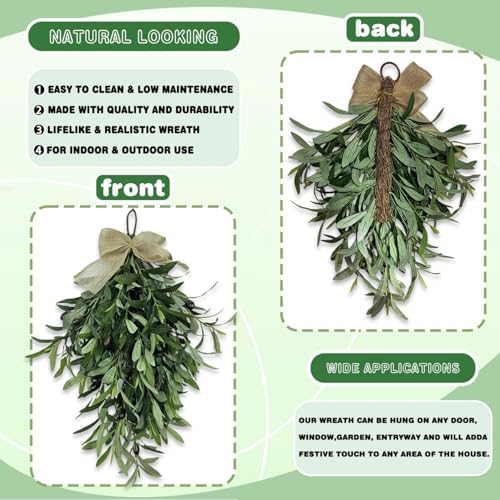Olive Wreath 24 Inch Artificial Flower Swag