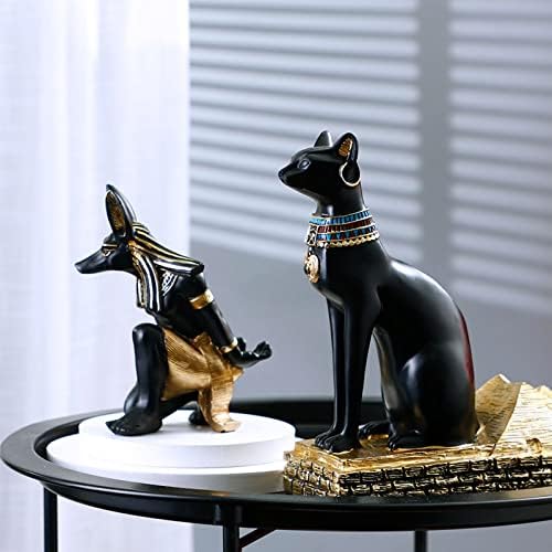 Anubis Statue Home Decor Sculpture Resin Figurine Phone Stand Wine Rack