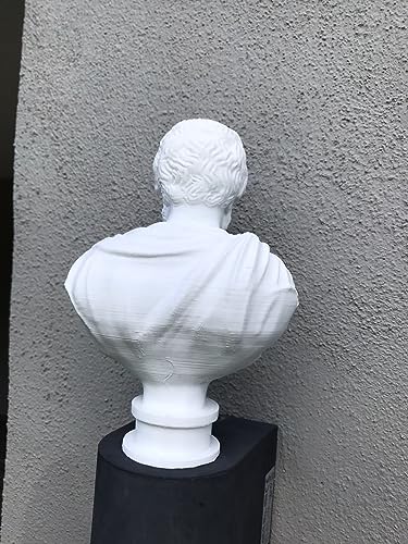 M Aurelius Statue Bust Roman Emperor Sculpture 6 Inches