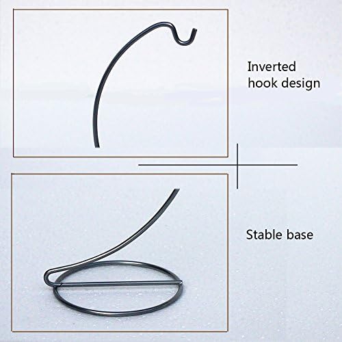 YEARCHY Ornament Display Hanger Rack Stand Hook for Christmas Party Decoration Black
