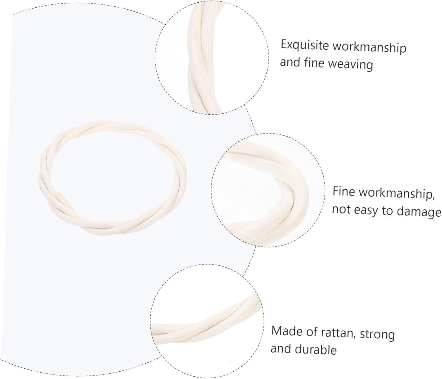 NOLITOY 6pcs Rattan Wreath Crafting Kit for Decorations