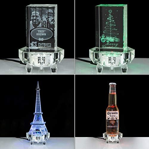 IFOLAINA Crystal LED Light Base for 3D Display