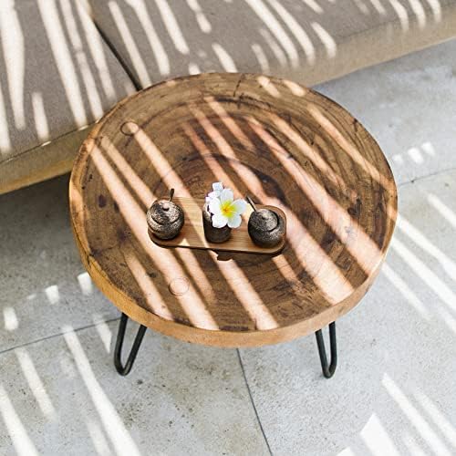Liswit Farmhouse Wood Tray Rustic 12x55x2 Brown Decorative Riser