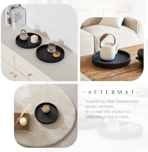 Concrete Black Coffee Table Decor Tray 1