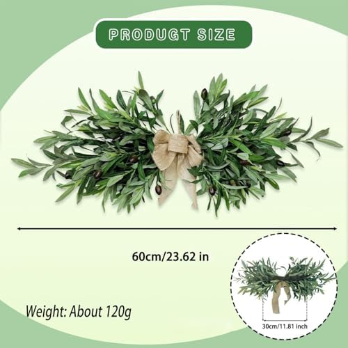 Olive Wreath 24 Inch Artificial Flower Swag
