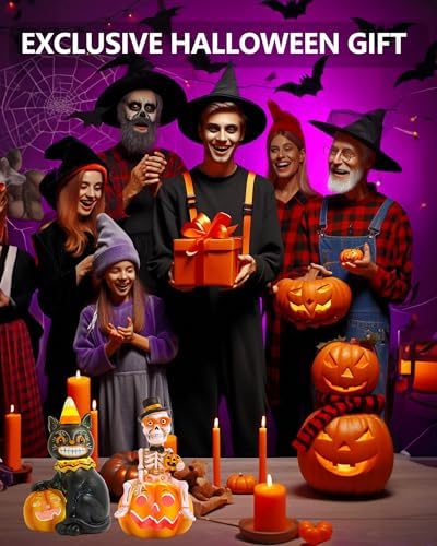 GoGnome Vintage Halloween Decorations 2-Pack