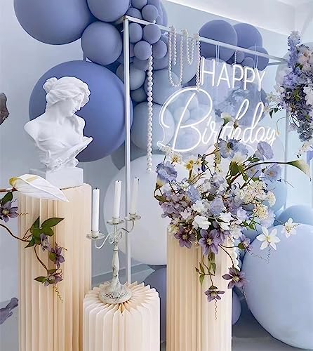 AHUAWA 3Pcs Foldable Cardboard Cylinder Stands for Parties