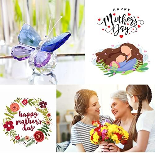 HD Crystal Butterfly Animal Ornament for Home Office Decor 1