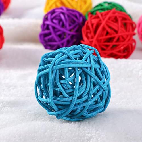 20pcs Wicker Rattan Decorative Balls for Home Decor and Events