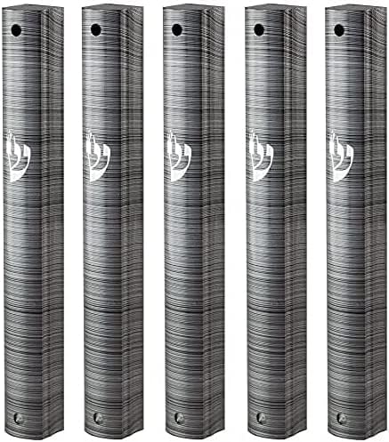 SUPER STAM Mezuzah Aluminum Case Holder 5 Pack