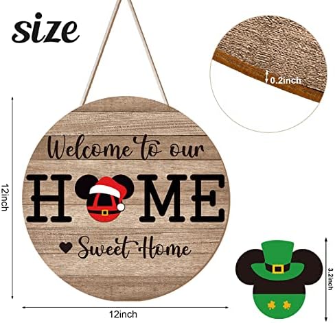 13 Pcs Mouse Welcome Door Sign Set
