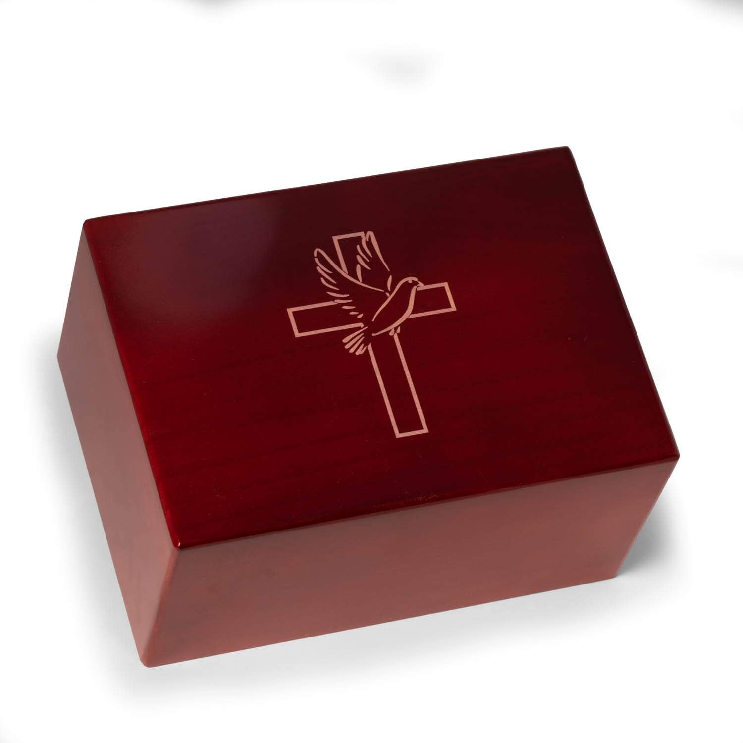 Deering Moments Custom Engraved Rosewood Urn for Human Ashes