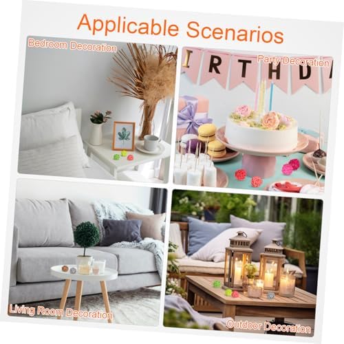 100pcs Colorful Rattan Decorative Balls