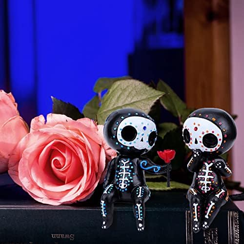 Sugar Skull Couple Figurine Halloween Decor