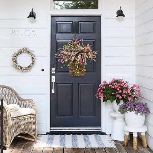 2025 Cream Hydrangea Door Wreath Decor