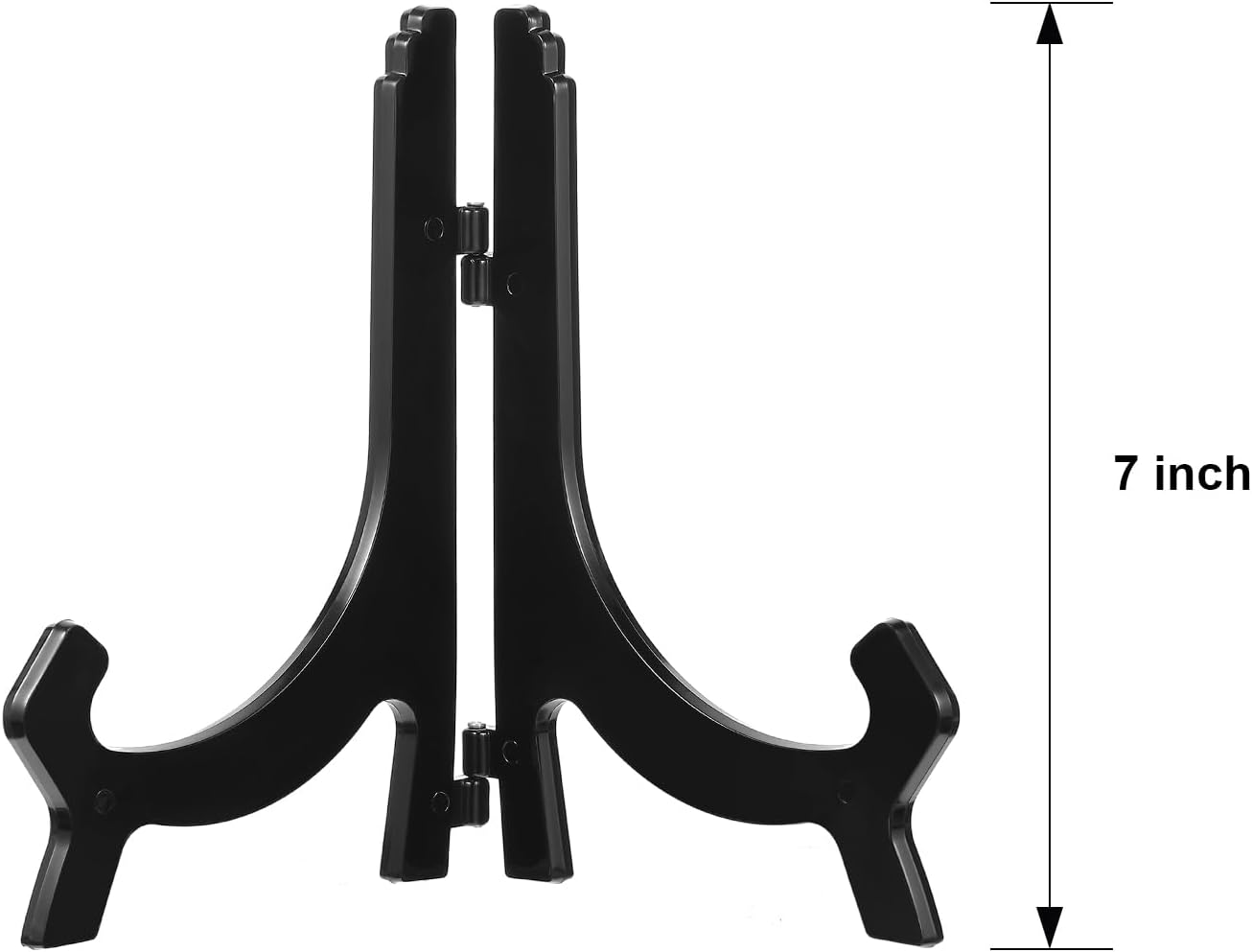 6 Pack 7 Inch Acrylic Easel Stand for Display