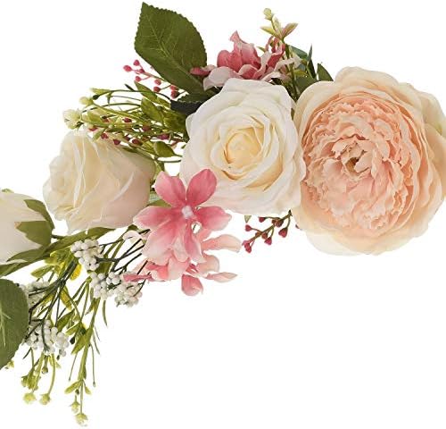 Lvydec Artificial Peony Flower Swag 25 Inch Decorative