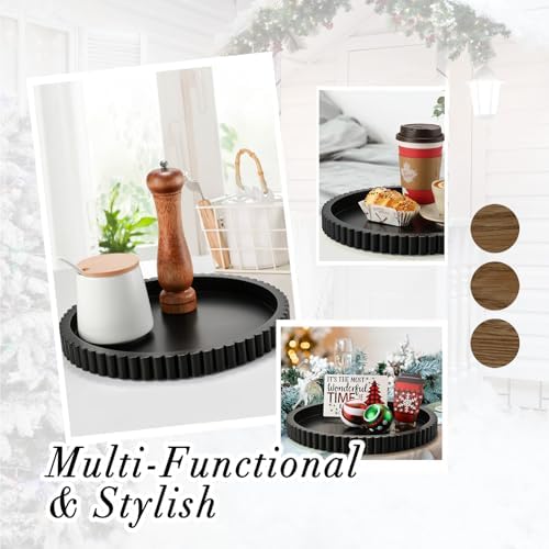 Handmade 12 Inch Decorative Tray for Coffee Table and Home Decor