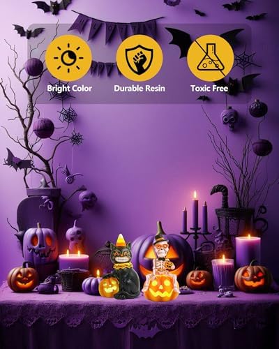 GoGnome Vintage Halloween Decorations 2-Pack