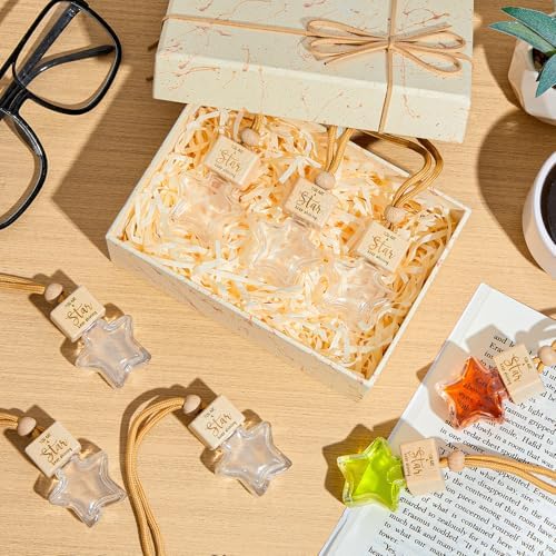 24 Pcs Star Shaped Glass Air Freshener Diffuser for Teacher Appreciation