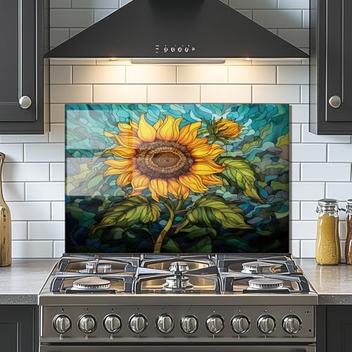 Evgosm Tempered Glass Backsplash 30x18