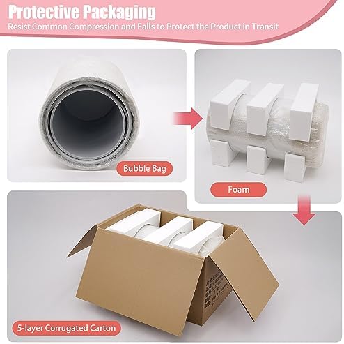 White Cylinder Pedestal Stand for Party 3Pcs Display Plinth