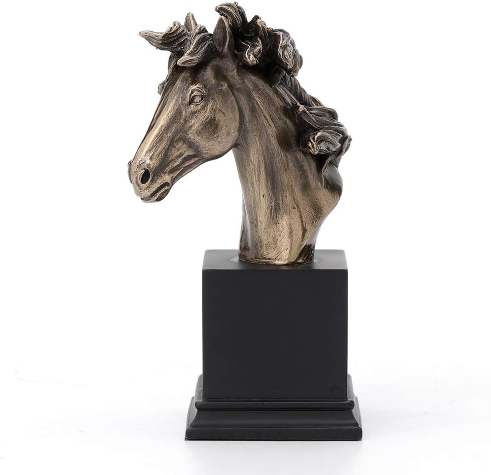 Veronese Design Horse Head Bust On Plinth 1
