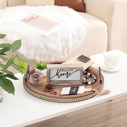 FESTWIND Coffee Table Tray with Handles