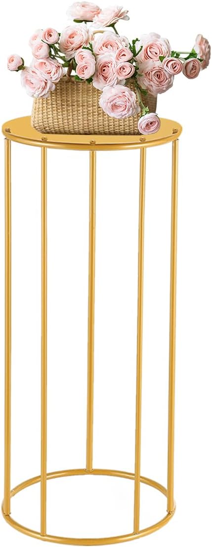 Vorriop 177 in Gold Pedestal Table for Parties