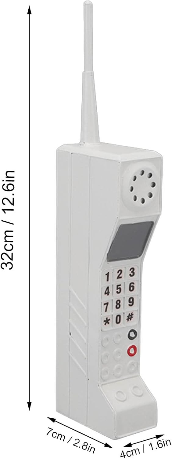 Diydeg Retro Mobile White Vintage Decor