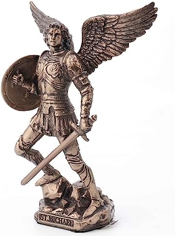 Veronese Design 42 Inch Archangel Saint Michael Bronze Figurine