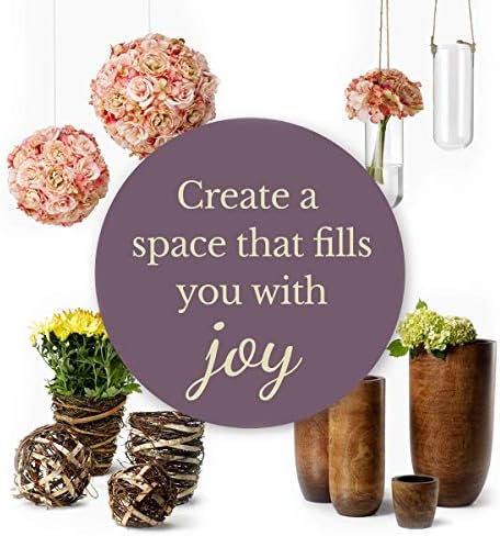 Serene Spaces Living Medium Glazed Ceramic Pedestal Bowl - Vintage Wedding Centerpiece