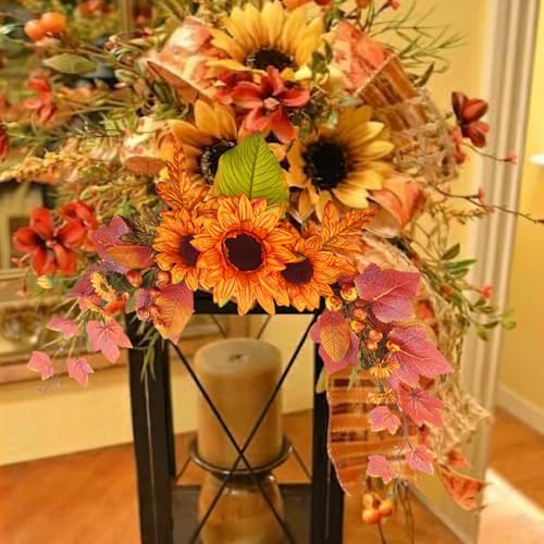 Fall Swag Artificial Flowers for Autumn Decoration
