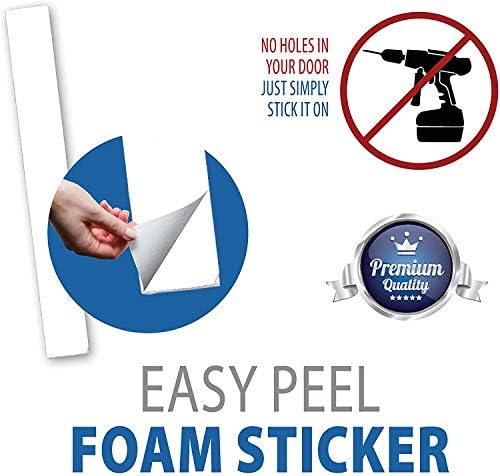 Aluminum Mezuzah Case Holder Self-Stick Waterproof 5 Pack