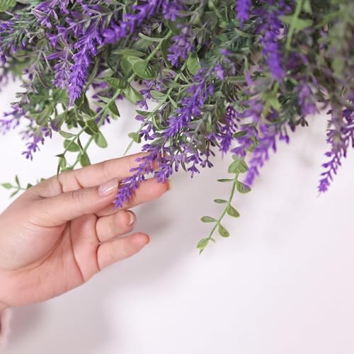 26 Inch Large Eucalyptus Lavender Wreath for Front Door
