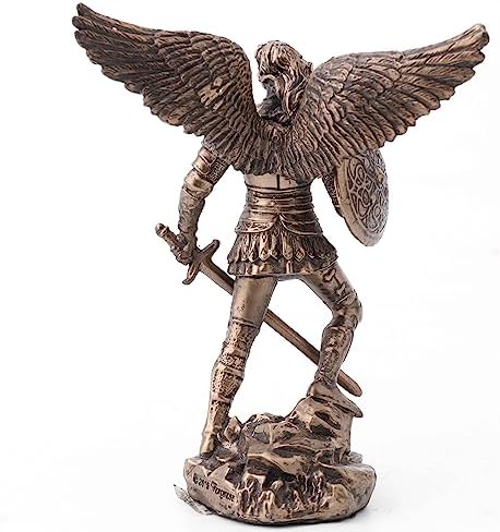 Veronese Design 42 Inch Archangel Saint Michael Bronze Figurine