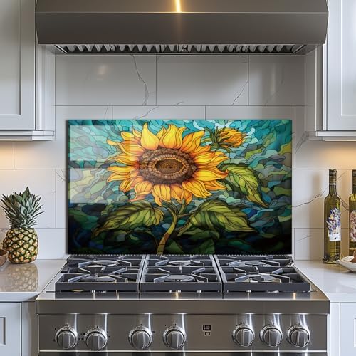 Evgosm Tempered Glass Backsplash 30x18