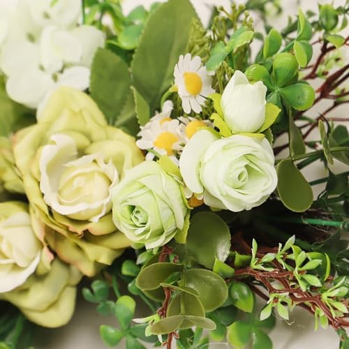 Lovmeety Artificial Flower Swag for Door Wall Decor