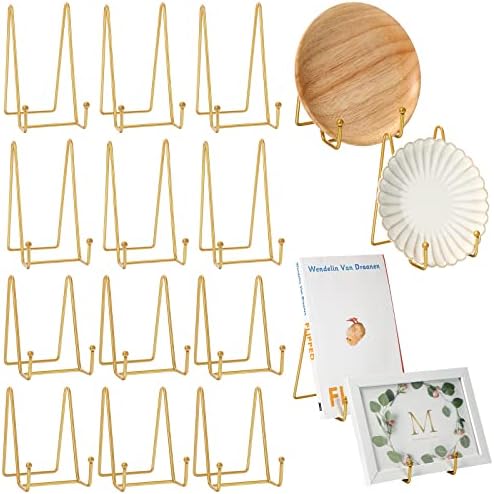 Mixweer 12 Pcs Picture Easel Stand Display Frame Holder