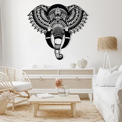 Fayholy Elephant Metal Wall Art Decor 275x251