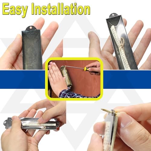 Zivosely Mezuzah Set Door with Scroll and Case