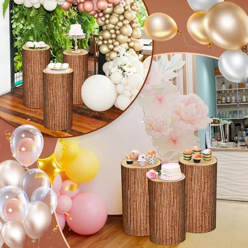 5 Pcs Party Cylinder Stand Covers Spandex