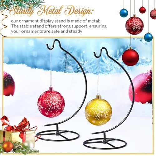 Baderke 2 Pack Ornament Display Stand Hanging Hook