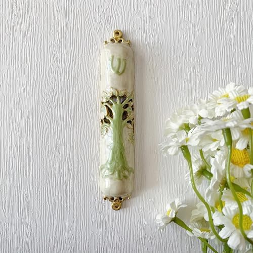 38 Inches Hand Painted Mezuzah with Scroll Included