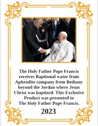 Jordan River Holy Water Set for Women - Glass Amphora Frankincense