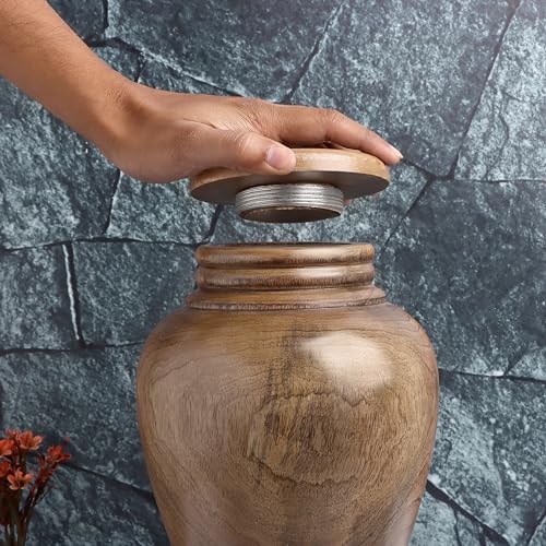 Wooden Cremation Urn for Human Ashes Handcrafted